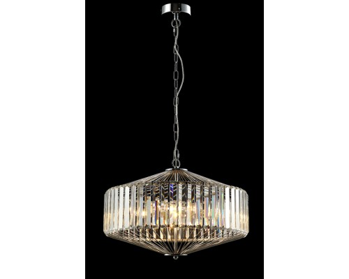 Люстра подвесная Crystal Lux FIESTA SP5 CHROME/TRANSPARENTE E14 5*60W Хром