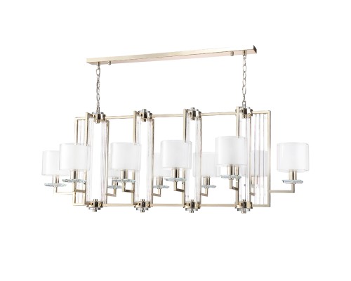 Люстры Crystal Lux NICOLAS SP10 L1300 GOLD/WHITE