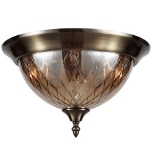 Потолочный светильник Crystal Lux NUOVO PL3 BRONZE бронзовый