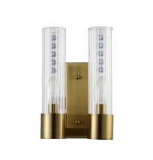 Бра Crystal Lux OTONO AP2 BRASS/TRANSPARENTE