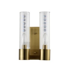 Бра Crystal Lux OTONO AP2 BRASS/TRANSPARENTE