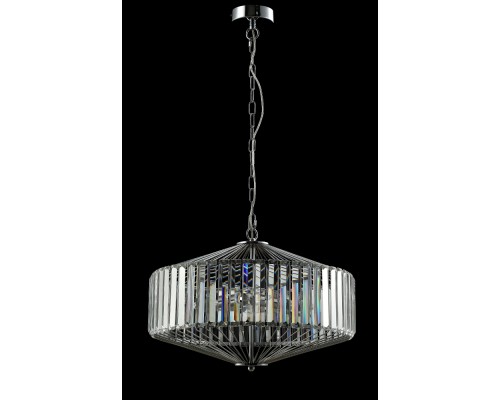 Люстра подвесная Crystal Lux FIESTA SP5 CHROME/TRANSPARENTE E14 5*60W Хром