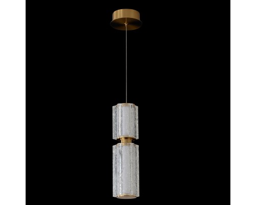 Светильник подвесной Crystal Lux ANTIQUE SP23W LED BRASS