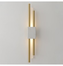 Бра Crystal Lux CARTA AP6W LED WHITE/BRASS