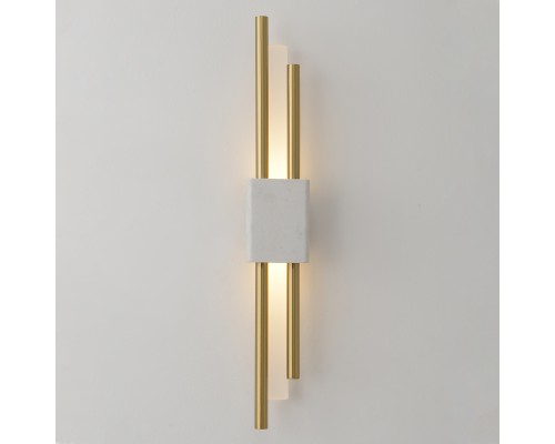 Бра Crystal Lux CARTA AP6W LED WHITE/BRASS