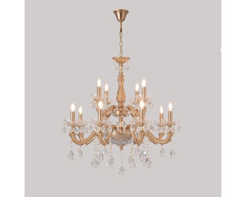 Люстра Crystal Lux ELIZABETH SP8+4 BRASS