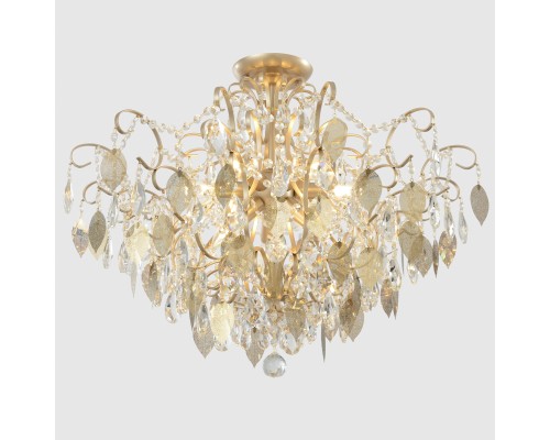 Светильник потолочный Crystal Lux ESMIRALDA PL9 GOLD