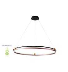 Люстра Crystal Lux FERNANDO SP88W LED D1000 COFFEE/BLACK