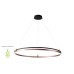 Люстра Crystal Lux FERNANDO SP88W LED D1000 COFFEE/BLACK