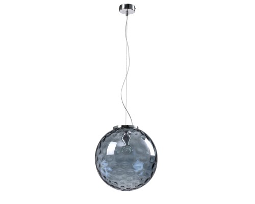 Светильник подвесной Crystal Lux MAYO SP1 D300 CHROME/BLUE E27 1*60W хром