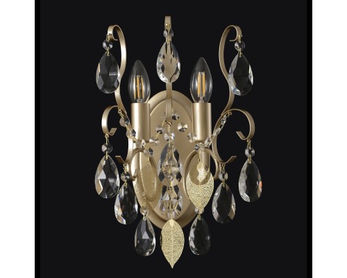 Бра Crystal Lux ESMIRALDA AP2 GOLD