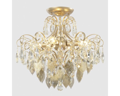 Светильник потолочный Crystal Lux ESMIRALDA PL4 GOLD