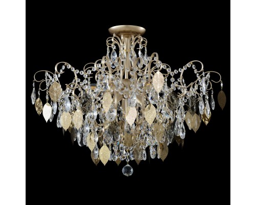 Светильник потолочный Crystal Lux ESMIRALDA PL9 GOLD