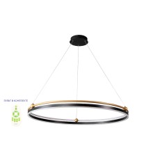 Люстра Crystal Lux FERNANDO SP88W LED D1000 BLACK/GOLD