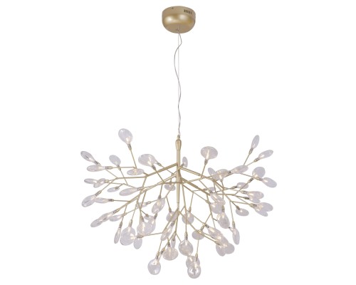 Люстра подвесная Crystal Lux EVITA SP63 GOLD/TRANSPARENT G4 63*1W Золотой