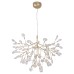 Люстра подвесная Crystal Lux EVITA SP63 GOLD/TRANSPARENT G4 63*1W Золотой