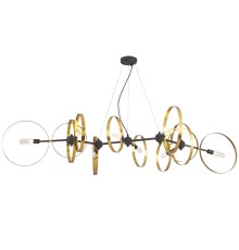 Люстра Crystal Lux ARMONICA SP8 BLACK/BRASS V1