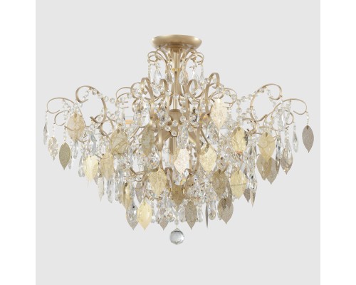 Светильник потолочный Crystal Lux ESMIRALDA PL9 GOLD