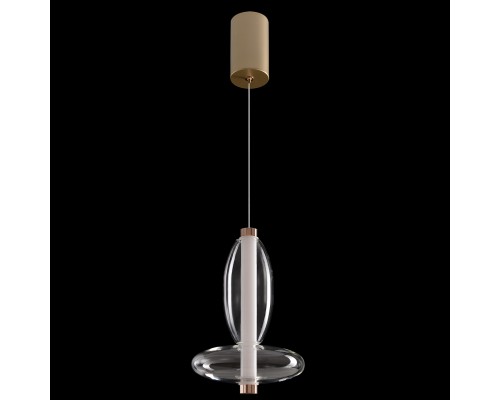 Светильник подвесной Crystal Lux QUASAR SP7W LED TRANSPARENT
