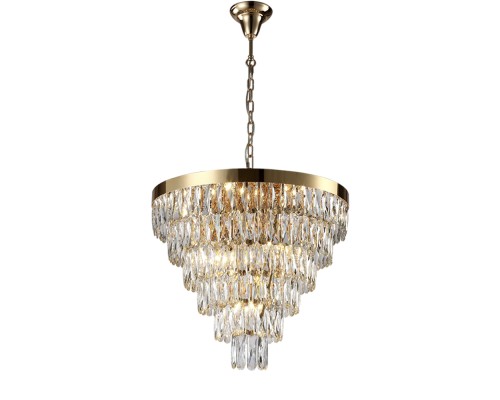 Люстра Crystal Lux ABIGAIL SP-PL15 D620 GOLD/TRANSPARENT