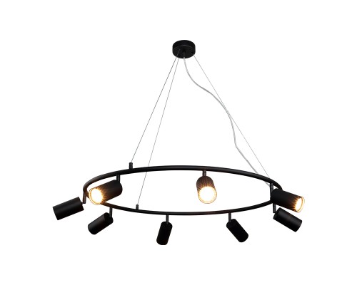 Светильник подвесной Crystal Lux RIVO SP8 BL