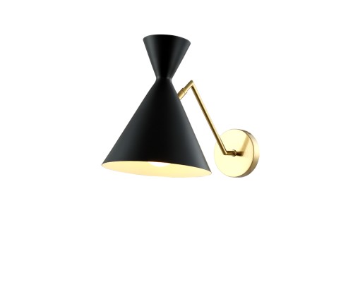 Бра Crystal Lux JOVEN AP1 GOLD/BLACK E27 1*60W Золото