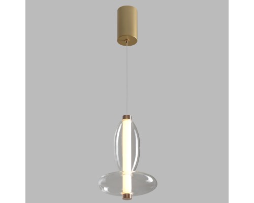 Светильник подвесной Crystal Lux QUASAR SP7W LED TRANSPARENT
