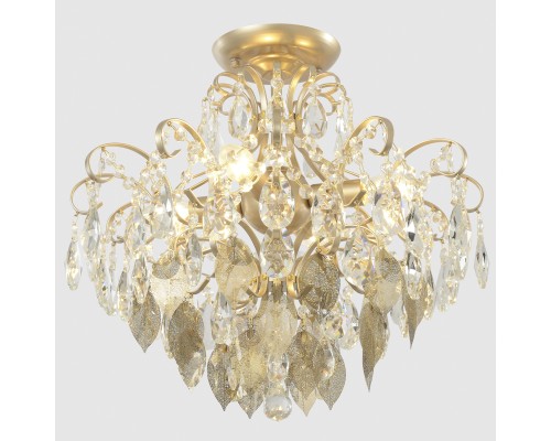 Светильник потолочный Crystal Lux ESMIRALDA PL4 GOLD