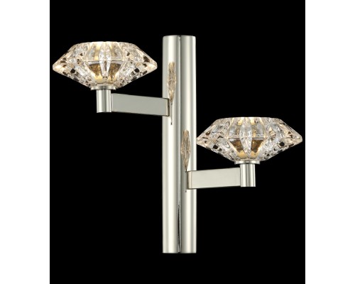 Бра Crystal Lux REBECA AP2 NICKEL G9 2*40W Никель