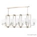 Люстры Crystal Lux NICOLAS SP10 L1300 GOLD/WHITE