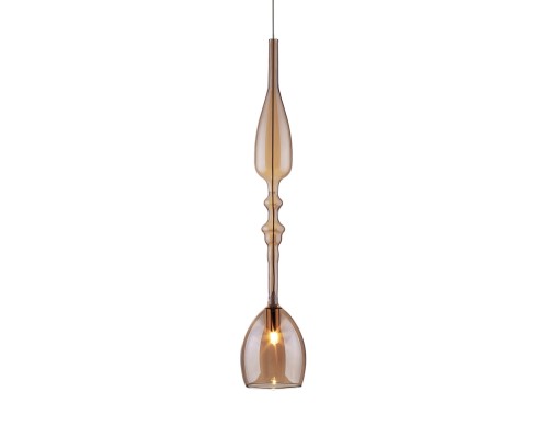 Подвесной светильник Crystal Lux LUX NEW SP1 C AMBER Золотой