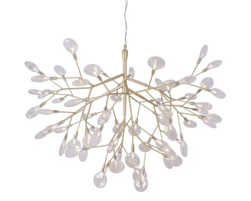 Люстра подвесная Crystal Lux EVITA SP63 GOLD/TRANSPARENT G4 63*1W Золотой