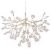 Люстра подвесная Crystal Lux EVITA SP63 GOLD/TRANSPARENT G4 63*1W Золотой