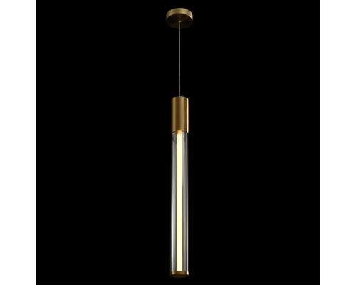 Светильник подвесной Crystal Lux LINEUP SP11W LED BRASS