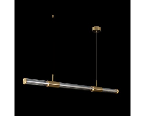 Светильник подвесной Crystal Lux LINEUP SP24W LED BRASS