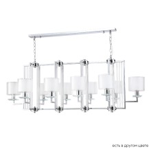 Люстры Crystal Lux NICOLAS SP10 L1300 NICKEL/WHITE