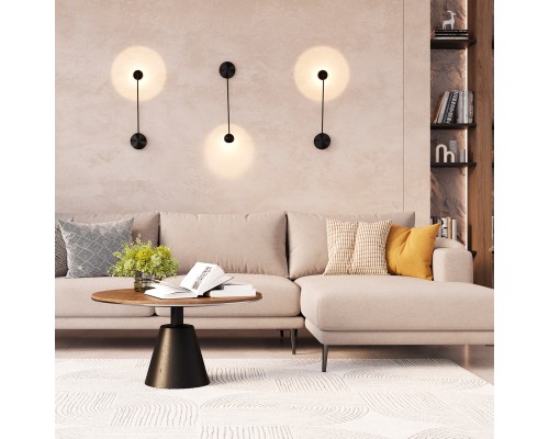 Бра Crystal Lux ALTO AP5W LED BLACK