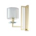 Бра Crystal Lux NICOLAS AP1 GOLD/WHITE E14 1*60W золото/прозрачный