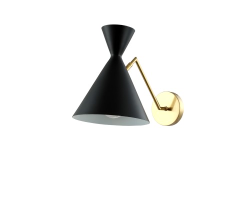 Бра Crystal Lux JOVEN AP1 GOLD/BLACK E27 1*60W Золото