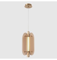 Светильник подвесной Crystal Lux AMARILLO SP18W LED BRASS