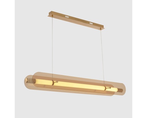 Светильник подвесной Crystal Lux AMARILLO SP70W LED BRASS