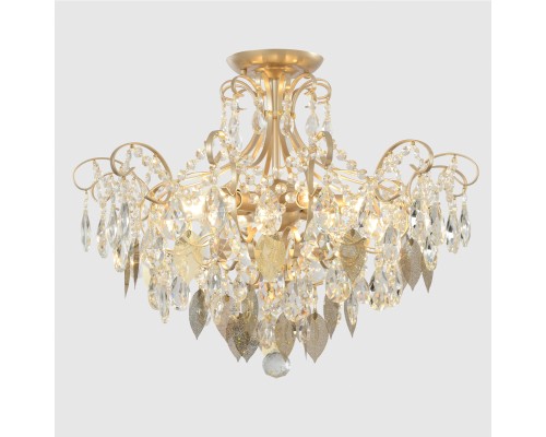 Светильник потолочный Crystal Lux ESMIRALDA PL6 GOLD