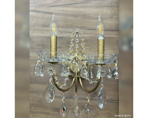 Бра Crystal Lux ODELIS AP2 GOLD