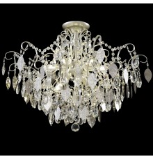 Светильник потолочный Crystal Lux ESMIRALDA PL9 SILVER