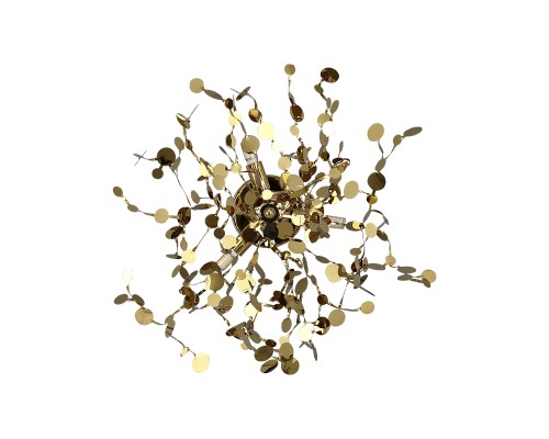 Бра Crystal Lux GARDEN AP-PL3 D400 GOLD