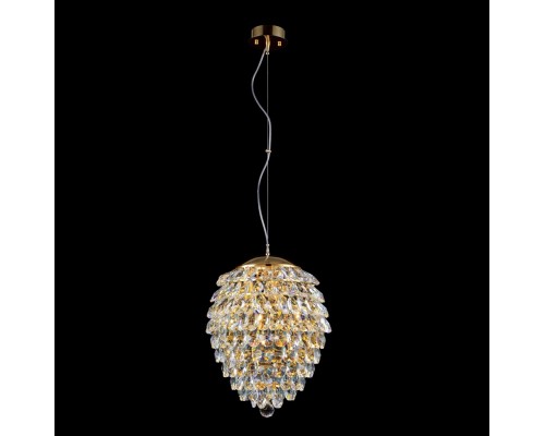 Люстра подвесная Crystal Lux CHARME SP6 GOLD/TRANSPARENT G9 6*40W Золотой