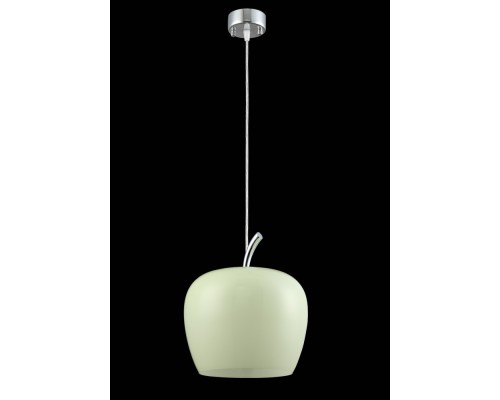 Светильник подвесной Crystal Lux AMOR SP1 LIGHT GREEN E27 1*60W Хром