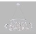 Подвесная светодиодная люстра Crystal Lux 45W 3000K EVITA SP45 D WHITE/TRANSPARENT Белый