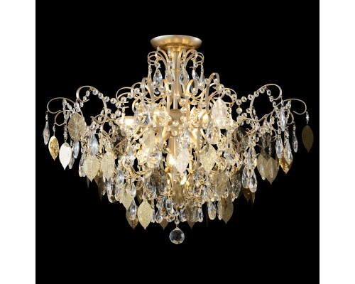 Светильник потолочный Crystal Lux ESMIRALDA PL9 GOLD