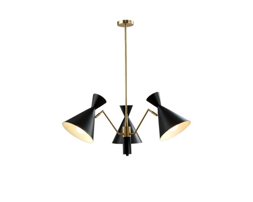 Люстра подвесная Crystal Lux JOVEN SP3 GOLD/BLACK E27 3*60W Золото